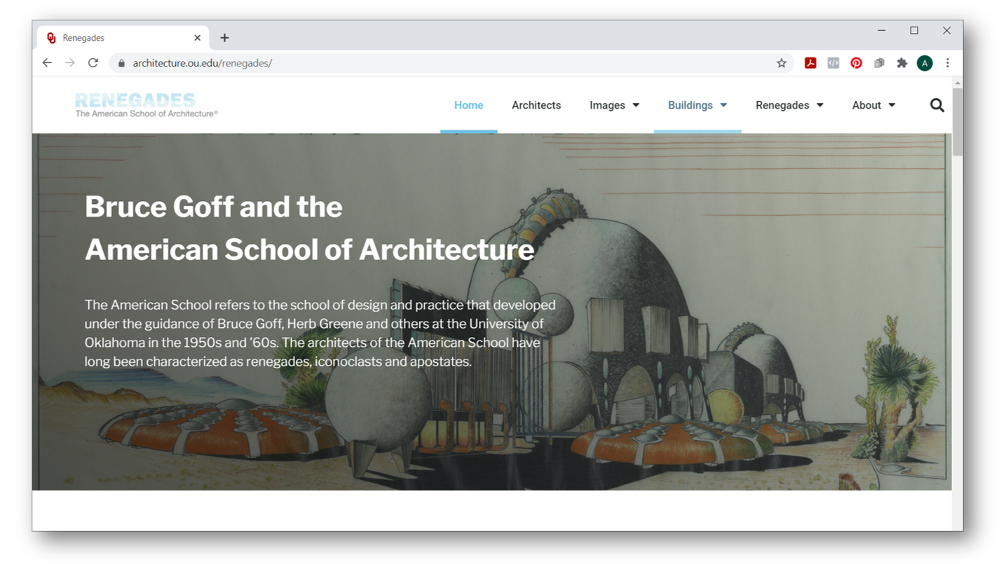 OU Launches American School Online Architecture Database With Support from the National Endowment for the Arts
